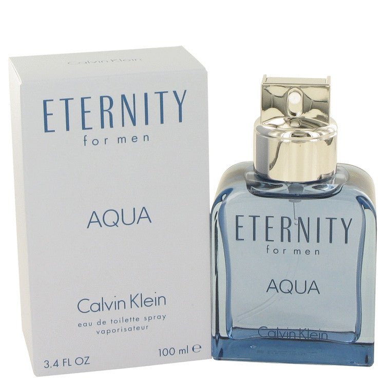 oz Klein for Toilette 3.4 Spray Men Eternity Eau Aqua by De Calvin